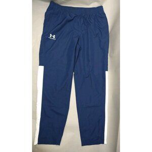 Under Armour Vital Track Pants Mens XL Navy Style Athletic Warm Up Zip Ankle